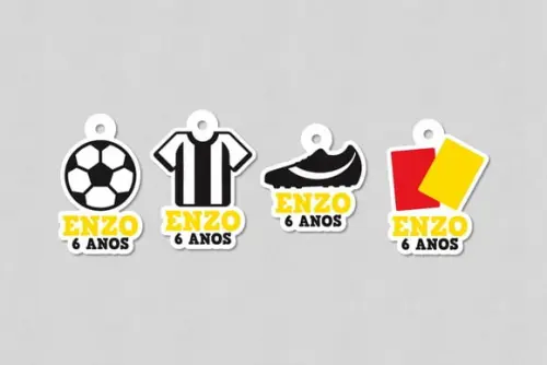 Tag Lembrancinha Futebol