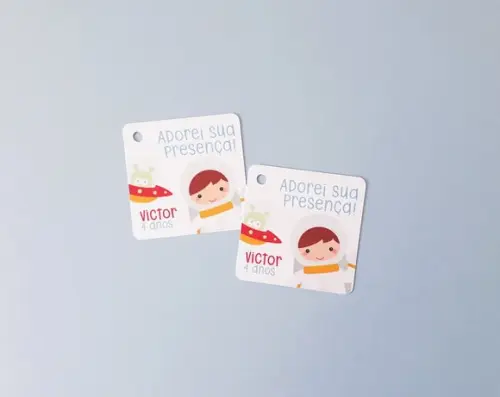 Tag para Lembrancinha Astronauta