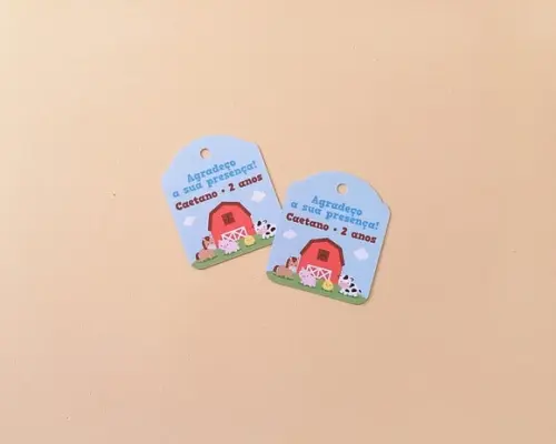 Tag para Lembrancinha Fazendinha