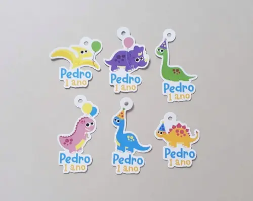 Tag para Lembrancinha Festa de Dinossauros