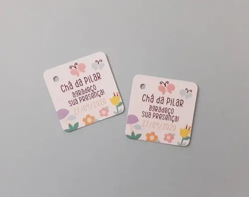 Tag para Lembrancinha Primavera
