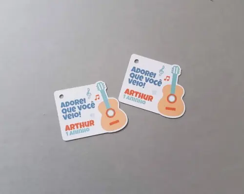 Tag para Lembrancinha Violão