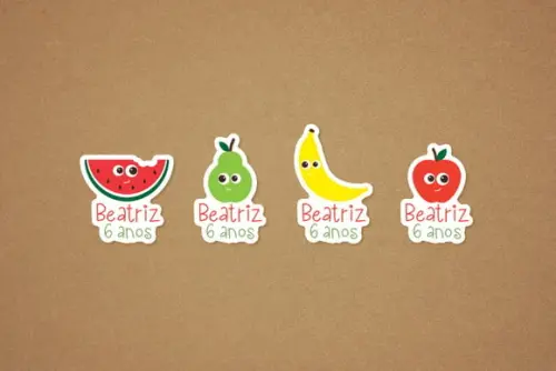 Tag Picnic Frutas para Tubete