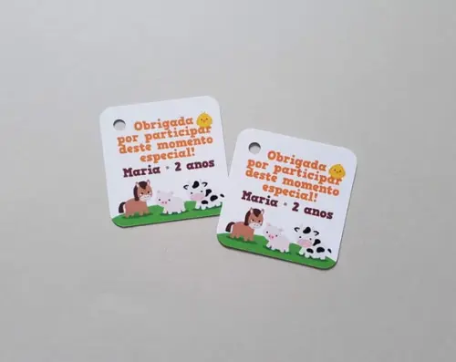 Tags para Lembrancinha Fazendinha