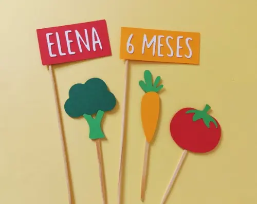 Topo de Bolo 3 Vegetais