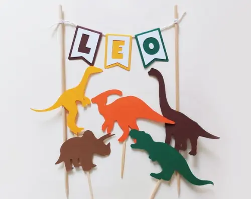 Topo de Bolo Dinossauros