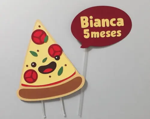 Topo de Bolo Pizza
