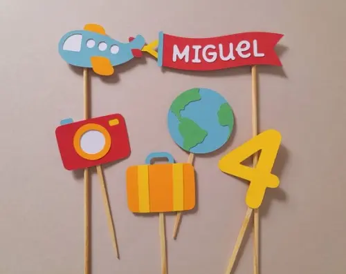 Topo de Bolo Viagem