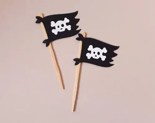 Topper Bandeira Pirata