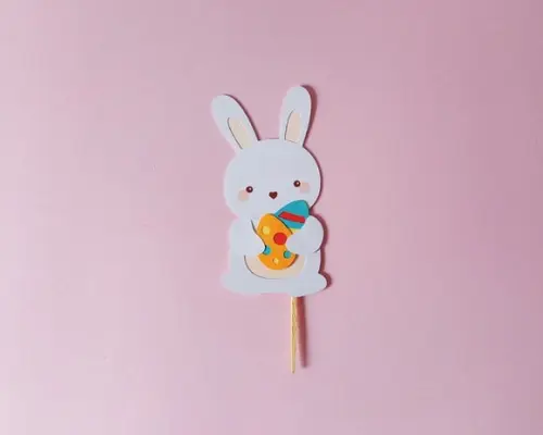 Topper de Bolo Coelhinho da Páscoa