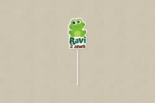 Topper Sapinho Personalizado