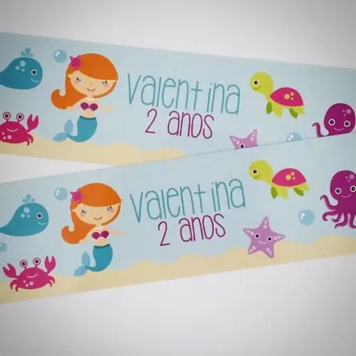 Rótulo para Água Mineral Sereia