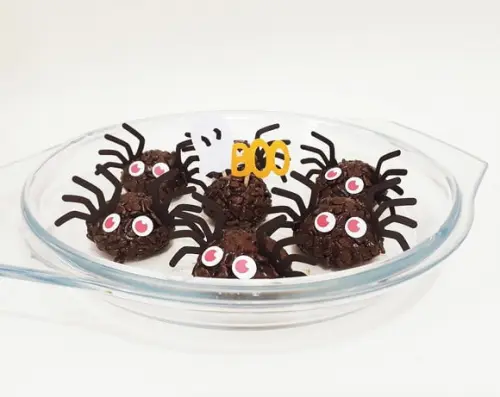 Kit Apliques de Aranha para Brigadeiro