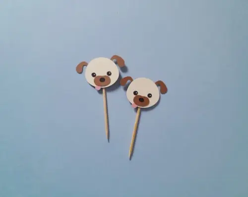 Mini Topper Cachorrinhos em Camadas