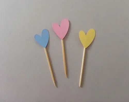 Mini Topper Corações