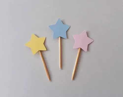 Mini Topper Estrelinhas