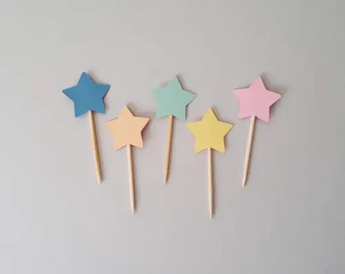 Mini Topper Estrelinhas