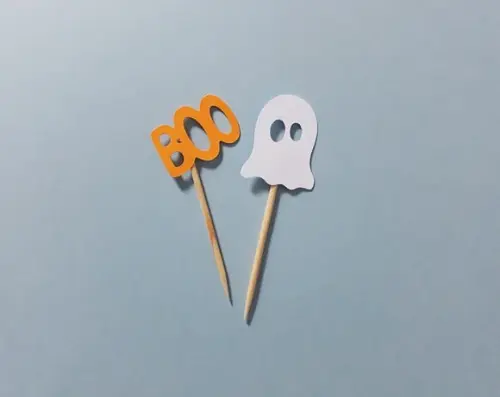 Mini Topper Fantasminha e Boo Halloween