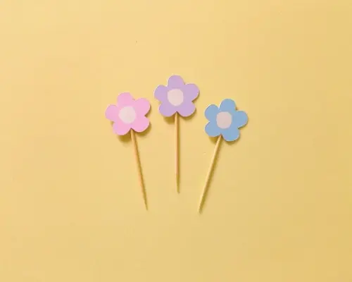 Mini Topper Florzinhas