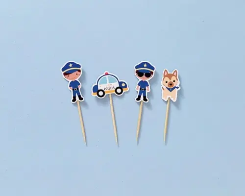 Mini Topper Polícia