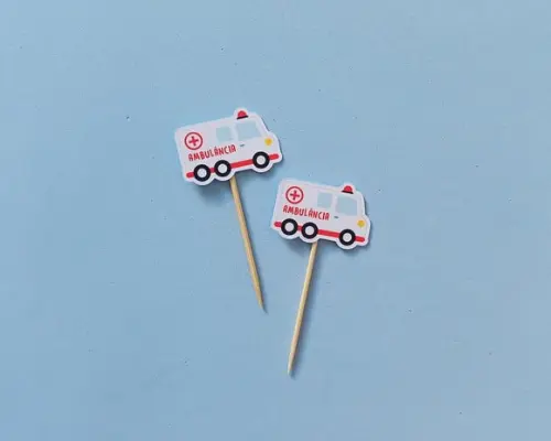 Mini Toppers Ambulância