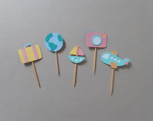 Mini Topper Viagem Candy Colors