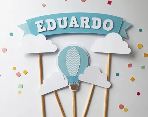 Kit Topo de Bolo Balão