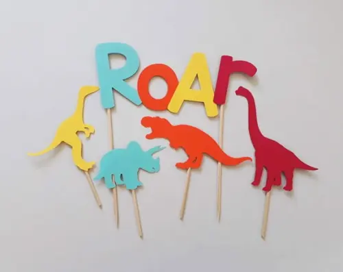 Kit Topo de Bolo Dinossauros Roar