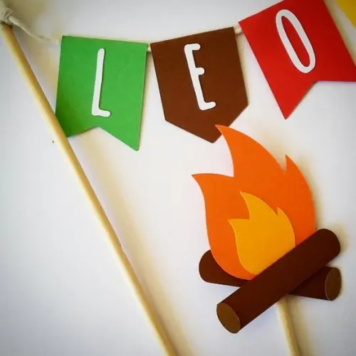 Kit Topo de Bolo Festa Junina com Nome