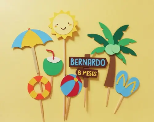 Kit Topo de Bolo Verão