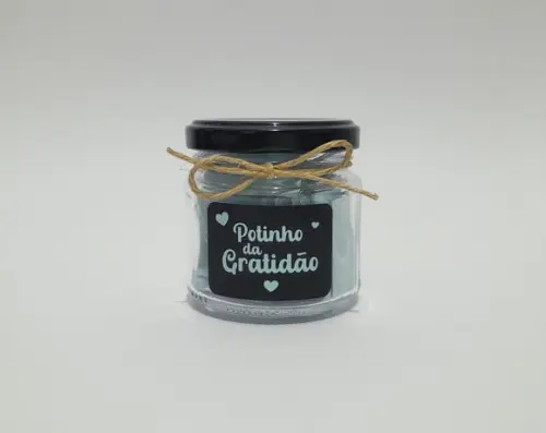 Presente para Professores - Potinho da Gratidão Vidro