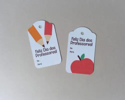 Tag para Presente Dia dos Professores