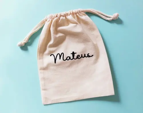 Saquinho Personalizado para Lembrancinha ou Porta Documento