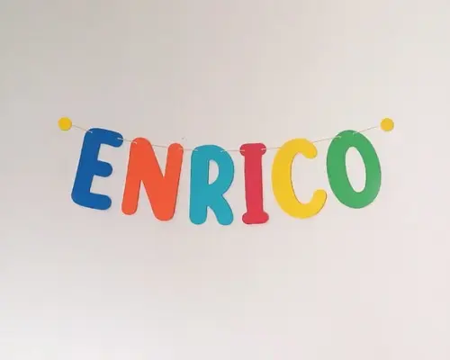 Bandeirola Varal de Nome - Valor Por Letra