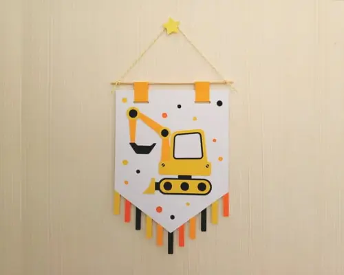 Flâmula em Papel Escavadeira