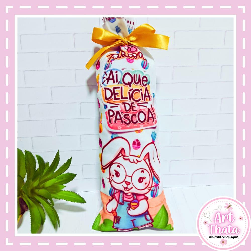 Saquinhos Porta Bis Ou Bombons Personalizado Feliz Páscoa