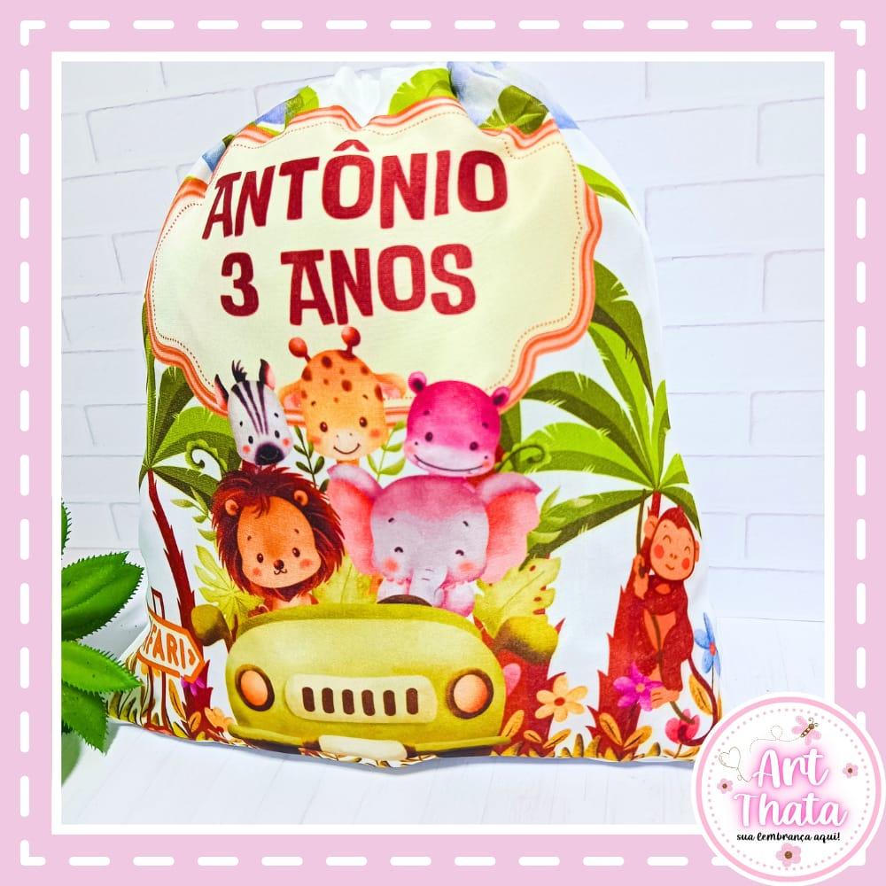Saquinho 15x20 Personalizado Safari