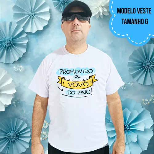 Camiseta Promovido A Vovó Do Ano