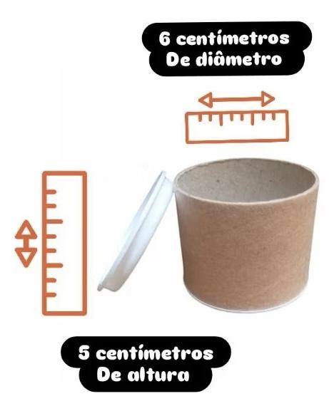 Kit 10 Tubolatas Personalizadas 5x6cm com Laço Jardim Encantado