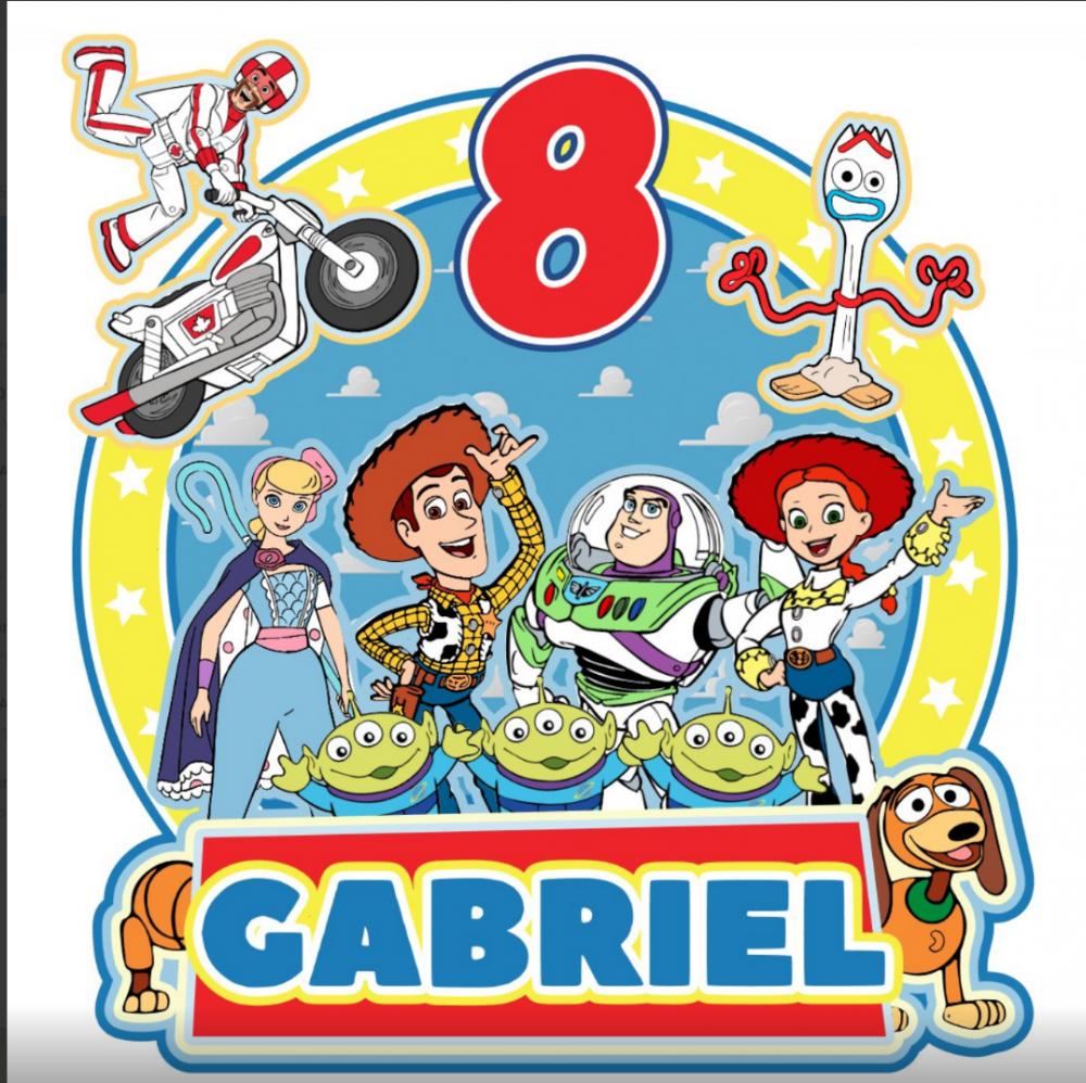 Arquivo de corte topo de bolo Toy Story