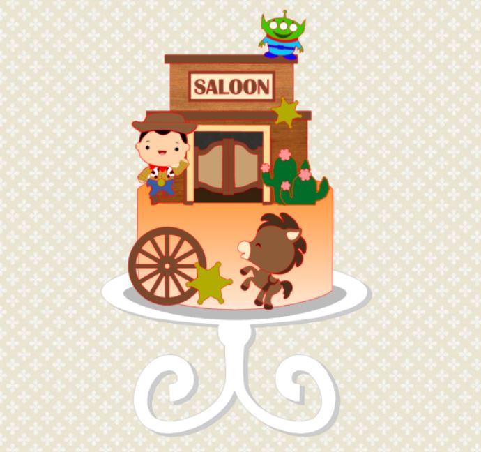 Arquivo de corte topo de bolo Toy Story