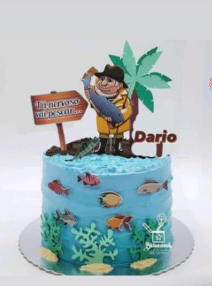 Arquivo de corte topo de bolo PESCARIA