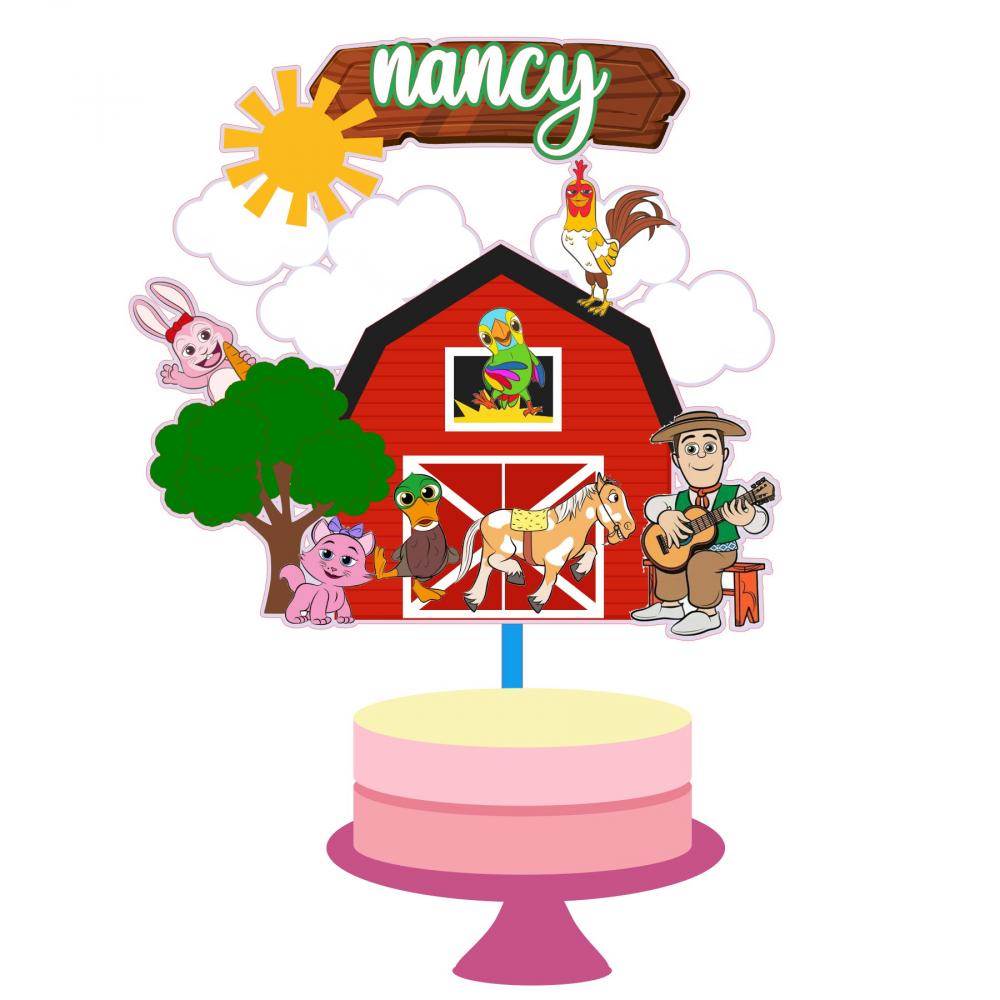 Arquivo de corte topo de bolo Zenon