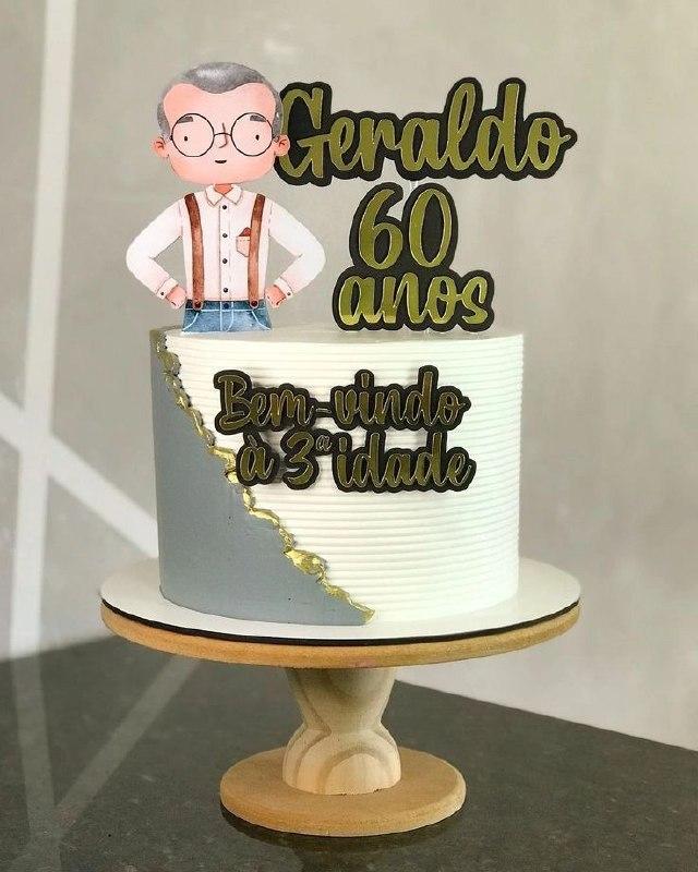 Arquivo de corte topo de bolo Vovô