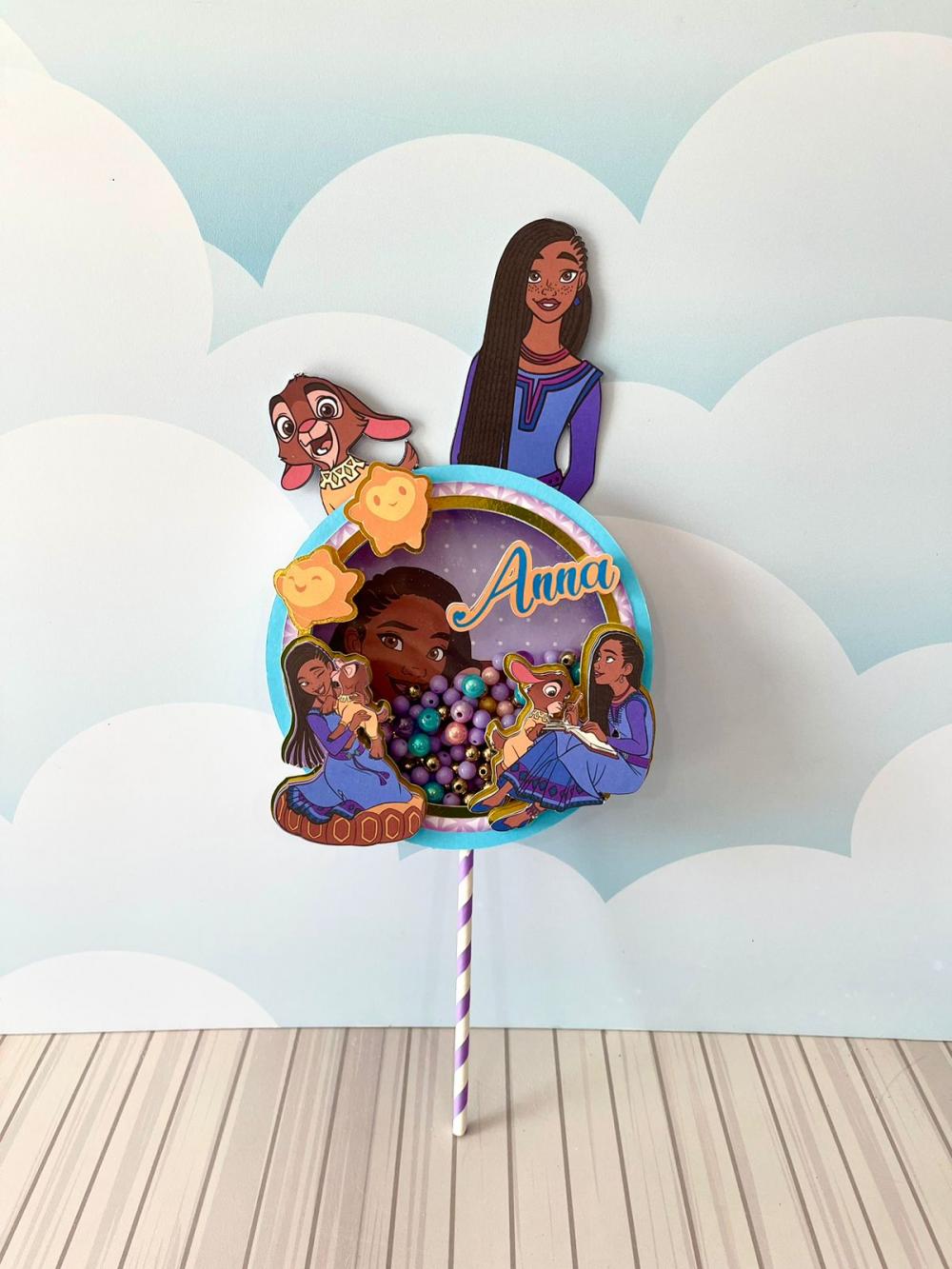 Arquivo de corte topo de bolo Wish