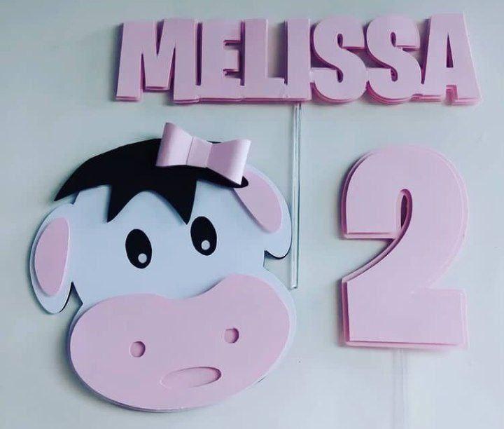 Arquivo de corte topo de bolo Vaquinha