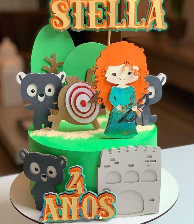 Arquivo de corte topo de bolo valente