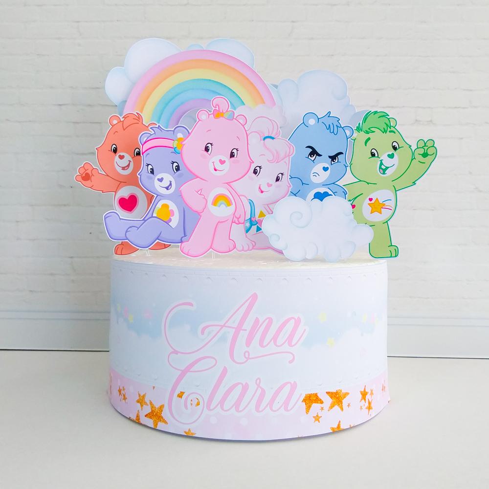 Arquivo de corte topo de bolo Ursinhos Carinhosos