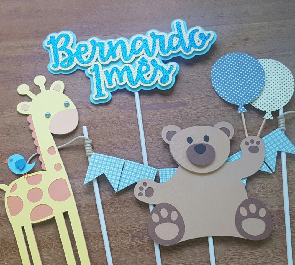 Arquivo de corte topo de bolo Ursinho