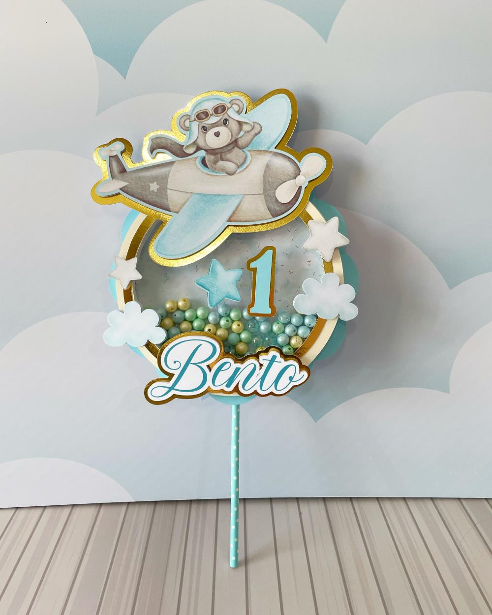 Arquivo de corte topo de bolo Ursinho